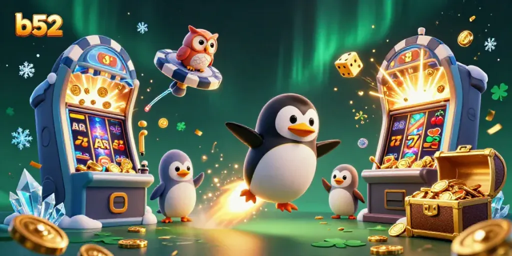 Experience thrilling wins with b52's exciting slot games under a cosmic casino atmosphere!