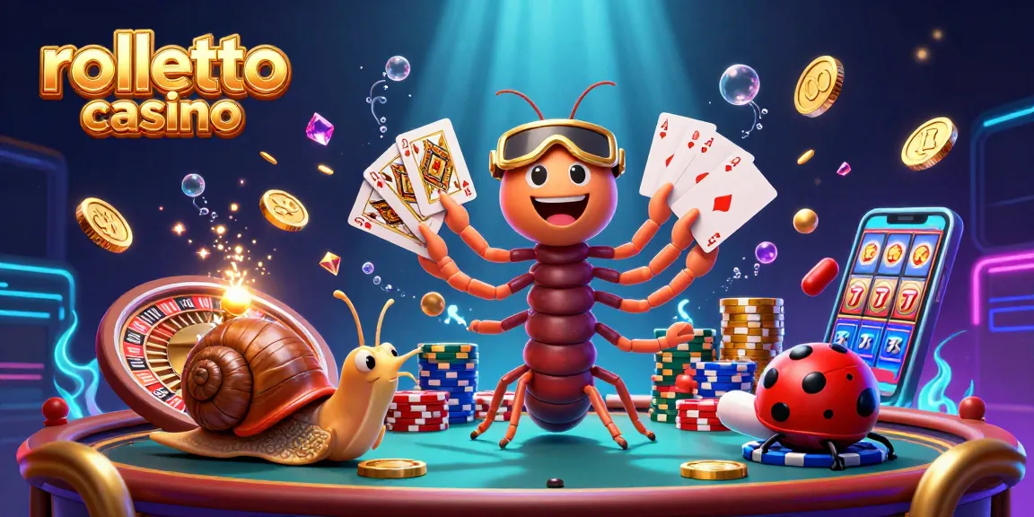 Experience the thrill of rolletto casino with vibrant 3D characters, sparkling coins, and dynamic gameplay.