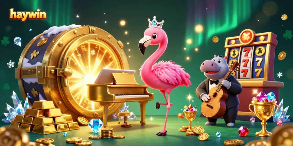 Experience the vibrant world of haywin as players engage in exciting casino games filled with treasures.